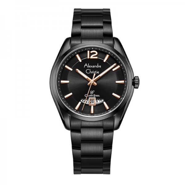 Alexandre Christie AC 8679 Black Rosegold MDBIPBARG Alexandre Christie AC 8679 Black Rosegold MDBIPBARG